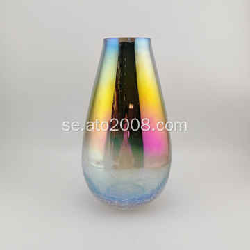 Bordsvas i flerfärgad glas